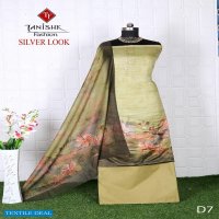 SILVER LOOK BY TANISHK DESIGNER JAM FANCY DRESS MATERIALS