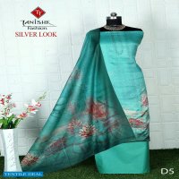 SILVER LOOK BY TANISHK DESIGNER JAM FANCY DRESS MATERIALS