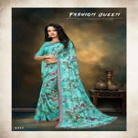 SITKA LAUNCHING FUZZY PATTRON VOL 18 DANI PRINTED SAREE AT LOWEST PRICE