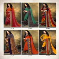 SITKA LAUNCHING FUZZY PATTRON VOL 18 DANI PRINTED SAREE AT LOWEST PRICE
