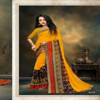 SITKA LAUNCHING FUZZY PATTRON VOL 18 DANI PRINTED SAREE AT LOWEST PRICE