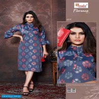 SMYLEE FLORENCE VOL 3 RIYON CLASSIC TRNDY LOOK KURTI CATALOG