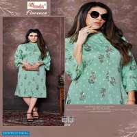 SMYLEE FLORENCE VOL 3 RIYON CLASSIC TRNDY LOOK KURTI CATALOG