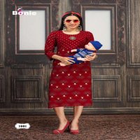 SNEH BY BONIE HEAVY RAYON FEEDING KURTI TOP CATALOG COLLECTION