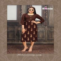 SNEH BY BONIE HEAVY RAYON FEEDING KURTI TOP CATALOG COLLECTION