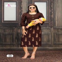 SNEH BY BONIE HEAVY RAYON FEEDING KURTI TOP CATALOG COLLECTION