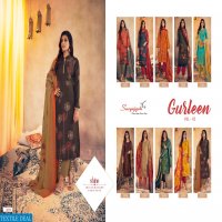 SURYAJYOTI GURLEEN VOL 3 PASHMINA DRESS MATERIALS WINTER WEAR COLLECTION