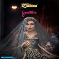 SWAGAT SNOW WHITE SILK 6101-6111 SERIES BRIDAL WEDDING AND PARTY WEAR INDIAN DRESSES
