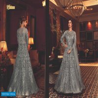 SWAGAT SNOW WHITE VOL 13 COLOUR EXCLUSIVE DESIGNER JACKET PREMIUM NET LONG PARTY WEAR SUITS TRADER