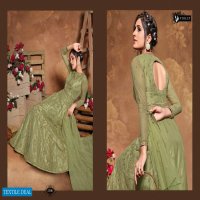 SWAGAT VIOLET 5101-5109 SERIES BUTTERFLY NET INDIAN LONG DRESSES