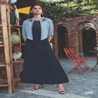 SWEETY FASHION ITALIYAN VOL 3 RAYON BASE LONG JACKET STYLE LADIES KURTI COLLECTION