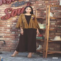 SWEETY FASHION ITALIYAN VOL 3 RAYON BASE LONG JACKET STYLE LADIES KURTI COLLECTION