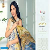 Sairoz Fab Anaya Luxury Lawn 2021 Wholesale Pakistani Concept Dress Material