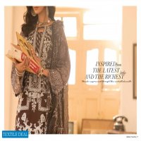Salitex Faustina Lawn With Print Embroidery Dupatta