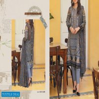 Salitex Faustina Lawn With Print Embroidery Dupatta