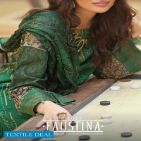 Salitex Faustina Lawn With Print Embroidery Dupatta