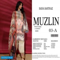 Sana Safinaz Muzlin Pakistani Master Replica Salwar Kameez
