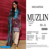 Sana Safinaz Muzlin Pakistani Master Replica Salwar Kameez