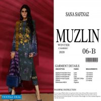 Sana Safinaz Muzlin Pakistani Master Replica Salwar Kameez