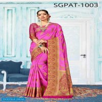 Sangam Patto Jari Silk Wholesale Shopping Ethnic Sarees