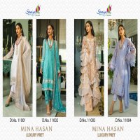 Saniya MIna Hasan Luxury Pret Wholesale Pakistani Concept Dress Material