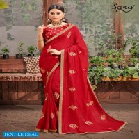 Saroj Rose Marry Wholesale Soft Vichitra Silk Ethnic Sarees
