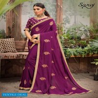 Saroj Rose Marry Wholesale Soft Vichitra Silk Ethnic Sarees