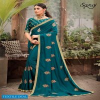 Saroj Rose Marry Wholesale Soft Vichitra Silk Ethnic Sarees