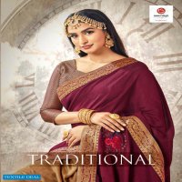 Seemaya Traditional Wholesale Pure Vichitra Silk Ethnic Sarees