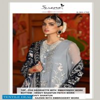Serene Zarif Wholesale Fox Georgette Embroidered Pakistani Dress