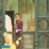 Shaista khoobseerat Peach Embroidered With Wool Dupatta Wholesale Pakistani Catalog