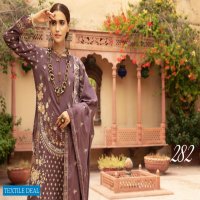 Shaista khoobseerat Peach Embroidered With Wool Dupatta Wholesale Pakistani Catalog