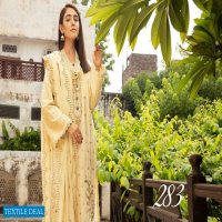 Shaista khoobseerat Peach Embroidered With Wool Dupatta Wholesale Pakistani Catalog