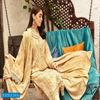 Shaista khoobseerat Peach Embroidered With Wool Dupatta Wholesale Pakistani Catalog