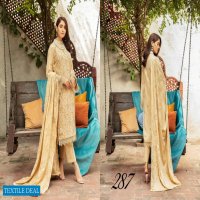 Shaista khoobseerat Peach Embroidered With Wool Dupatta Wholesale Pakistani Catalog