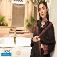 Shaista khoobseerat Peach Embroidered With Wool Dupatta Wholesale Pakistani Catalog