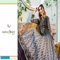 Shree Fab Mariya B M Print Vol-7 Wholesale Pure Cambric Pakistani Dress