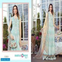 Shree Fab Mariya B M Print Vol-7 Wholesale Pure Cambric Pakistani Dress