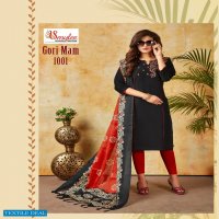 Smylee Gori Mam Wholesale Kurti With Dupatta Catalog