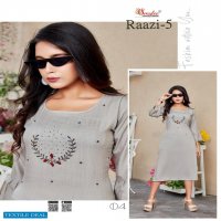 Smylee Raazi Vol-5 Wholesale Long Kurtis Catalog