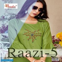 Smylee Raazi Vol-5 Wholesale Long Kurtis Catalog