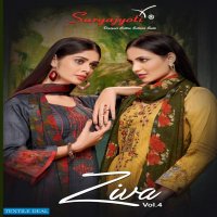 Suryajyoti Ziva Vol-4 Wholesale Cotton Satin Dress Material