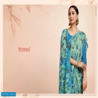 Sushma Flora Linen Saree Catalog