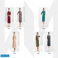 Sweety Kashmiri Silk Fabrics Long Kurtis