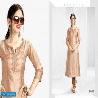 Sweety Kashmiri Silk Fabrics Long Kurtis