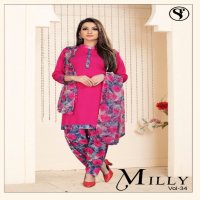 Sweety Milly Vol-34 Wholesale Printed Dress Material