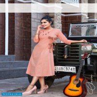 TIPS AND TOPS LAUNCH MUSKAN HEAVY COTTON PARTY WEAR KURTI WHOLESALE RATE