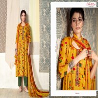 TISHA VOL 2 OF BELLIZA RAYON DIGITAL PRINT WITH EMBROIDERY DRESS MATERIALS