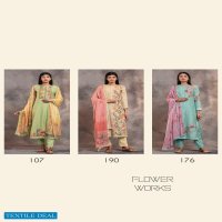 TM Flower Works Wholesale Pure Bali Silk Salwar Kameez