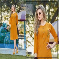 TRENDY LAUNCHING GRRACIE RAYON CASUAL WEAR TOP COLLECTION IN SURAT TEXTILE MARKET